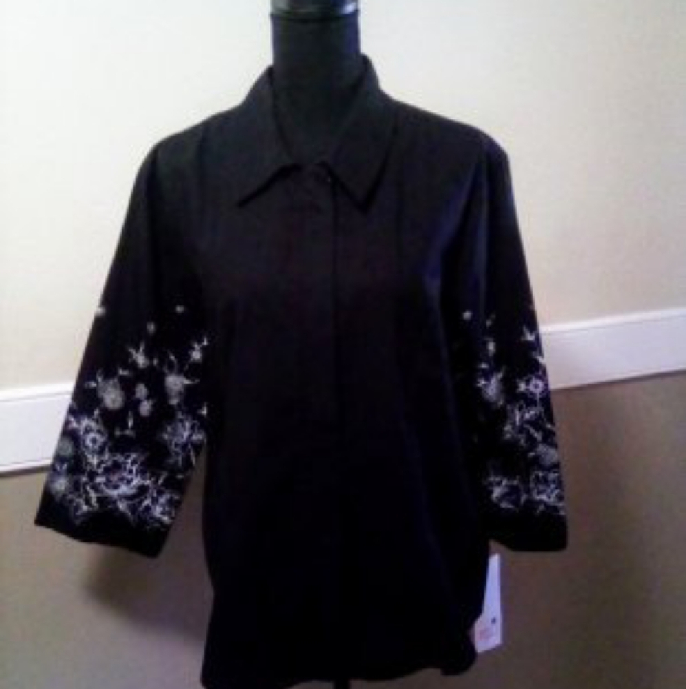 Black and white Jacket